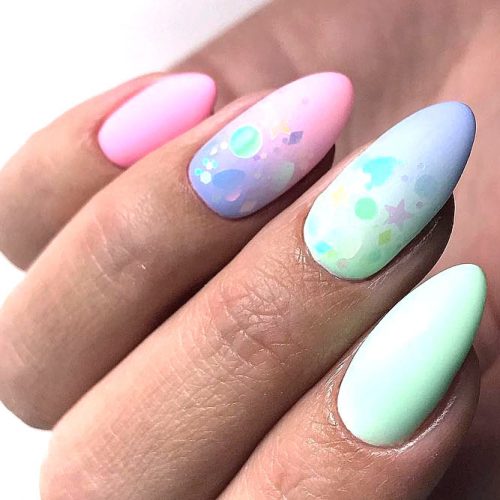 Ombre Nil Art In Pastel Colors