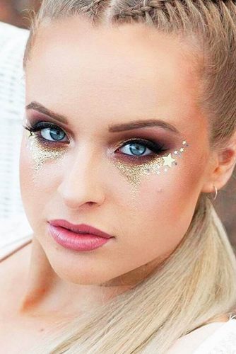 FestIval Makeup Looks With Glitter picture 6