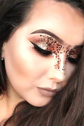 FestIval Makeup Looks With Glitter picture 4