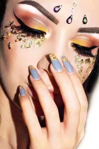 FestIval Makeup Looks With Glitter picture 5