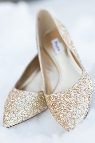 Gold Glitter Shoes Designs picture 1