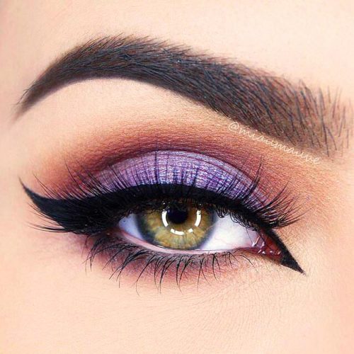 Makeup In The Lilac Color picture 1