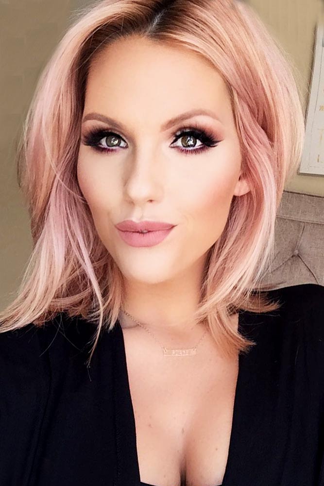 Beautiful Pastel Rose Gold Hair Ideas Picture 1