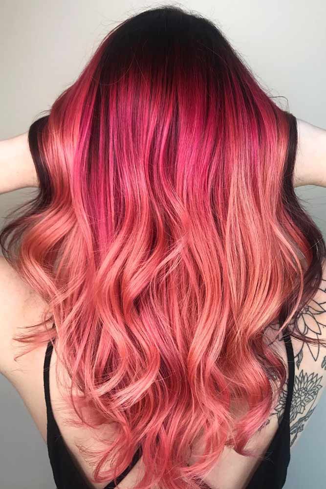 Dark Shades of Rose Gold Hair Picture 6