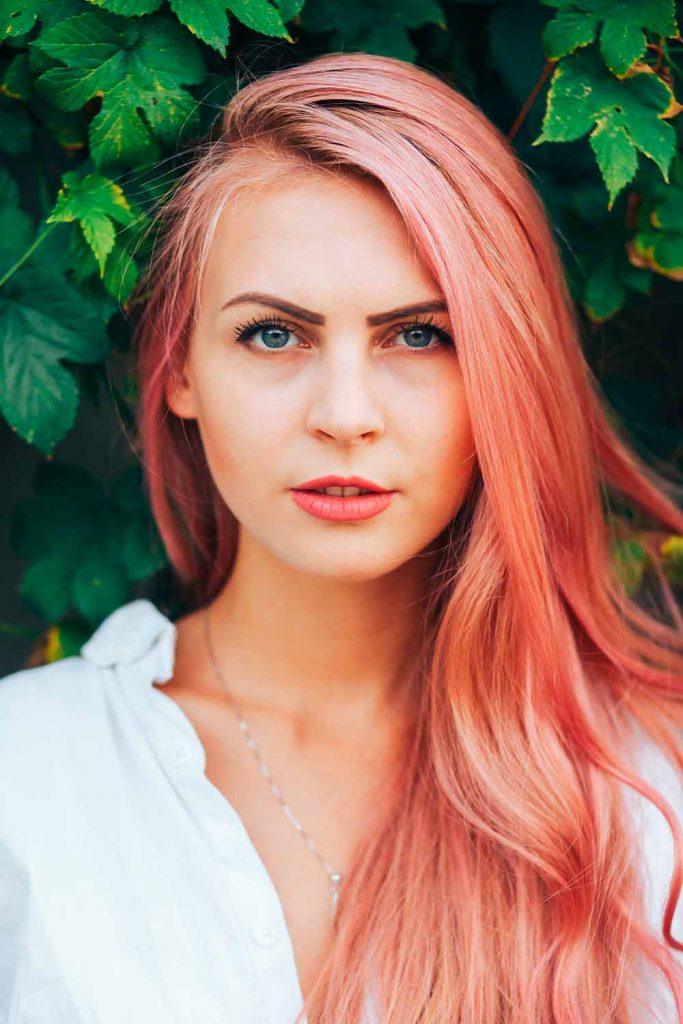 How Do You Get Rose Gold Hair? #coloredhair #dyehair