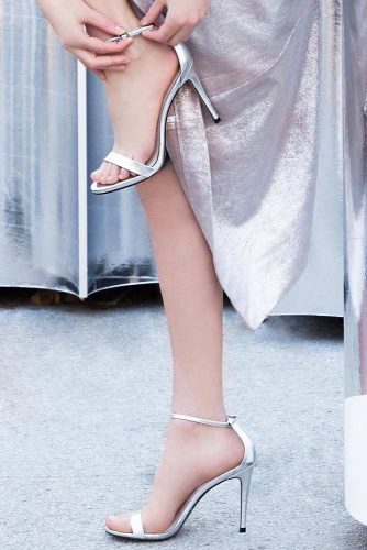 heels for silver dress