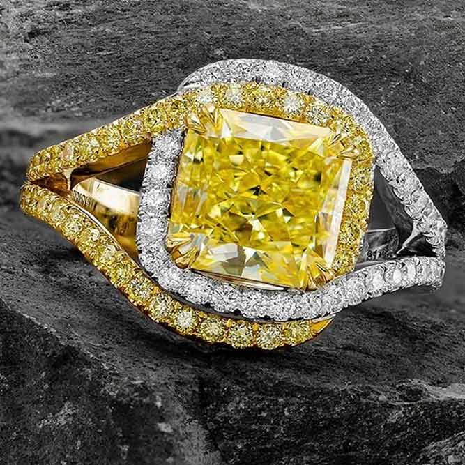 33 Yellow Diamond Engagement Rings For The Unforgettable Moment