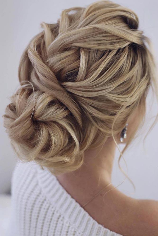 Braided Chignon Updo #braidedhairstyles #cutehairstyles