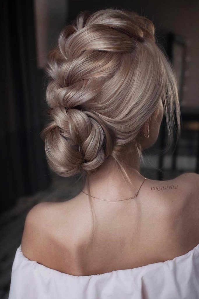 Chignon Bun with Braid