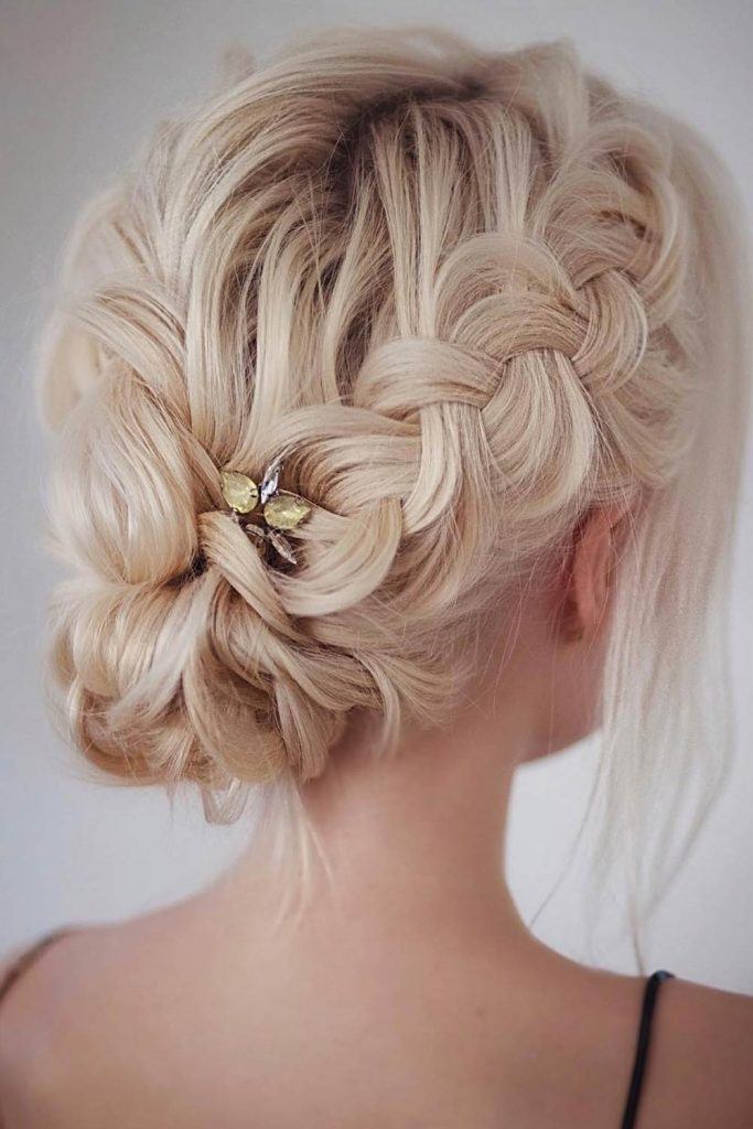 Side Braids Chignon Hairstyle