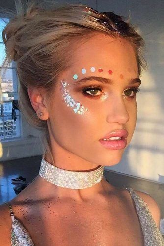 Crystal Soft Festival Makeup Looks #crystals