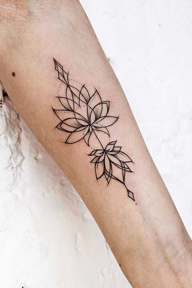 Lotus Flower Forearm Tattoo Ideas Best Flower Site