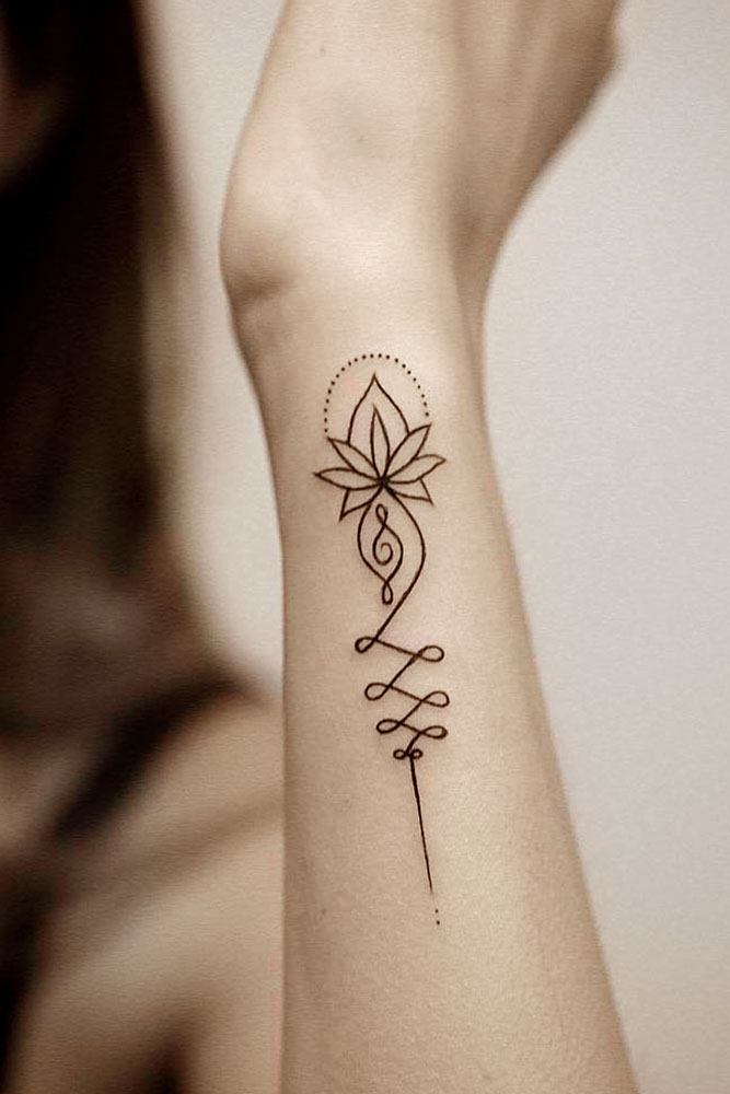 Lotus Tattoos On Arms Picture 3