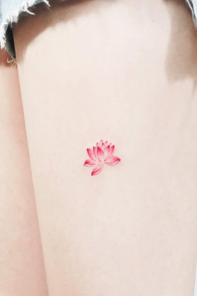 Trending Lotus Flower Tattoos