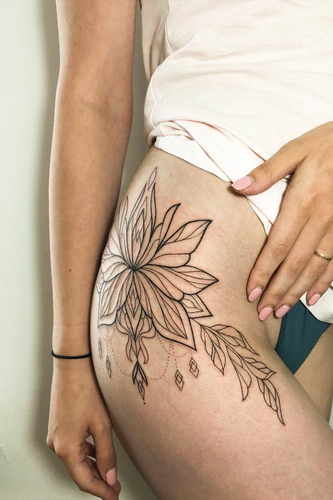 24 Lovely Hip Tattoo Designs For Women  The XO Factor