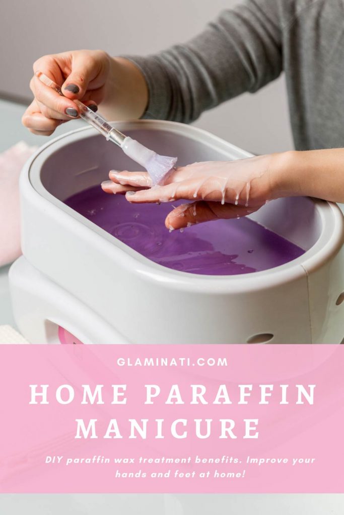 Home Paraffin Wax Manicure #skincare #diymanicure