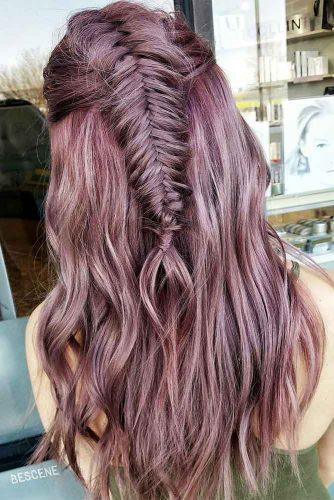 21 Perfect Hair Color Ideas Purple Highlighted Hairstyles  Styles Weekly