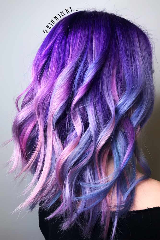 Blue And Purple Mermaid