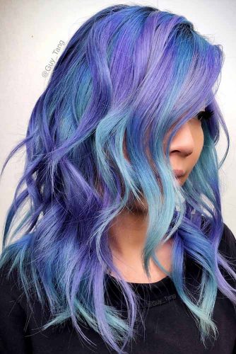 Two-Toned Hair In Pastel Colors