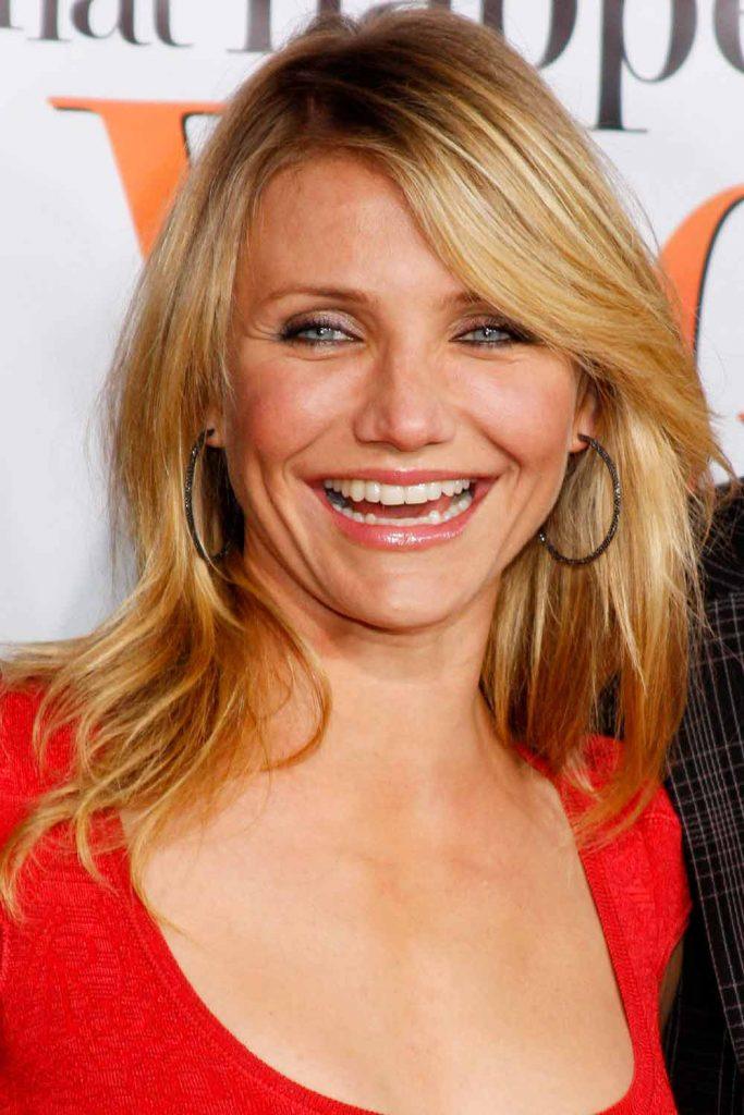 Cameron Diaz’s Natural Strawberry Blonde Hair #camerondiaz #naturablond