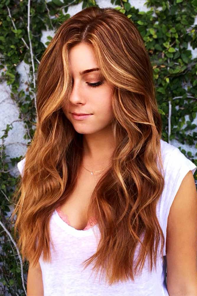 black to strawberry blonde ombre hair