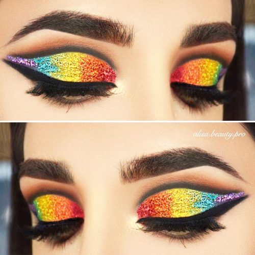 Glitter Eyeshadow For Sparkly Dramatic Makeup picture 1