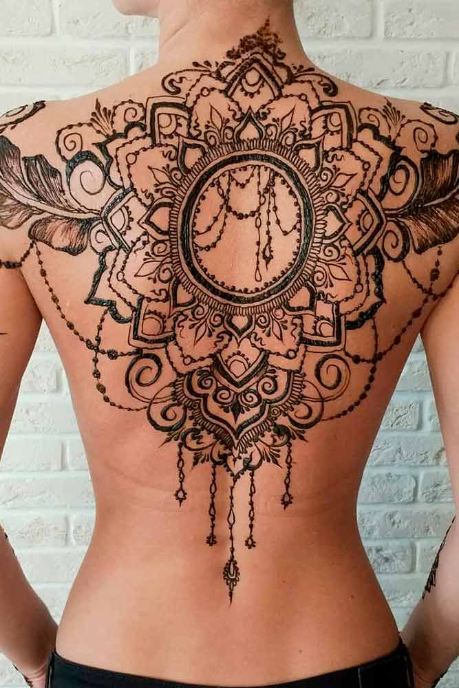 Back Henna Tattoo Designs Picture 1