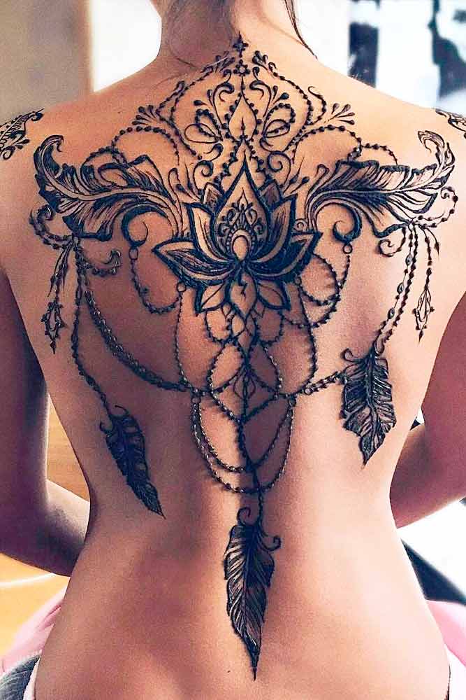 Back Henna Tattoo Designs Picture 4