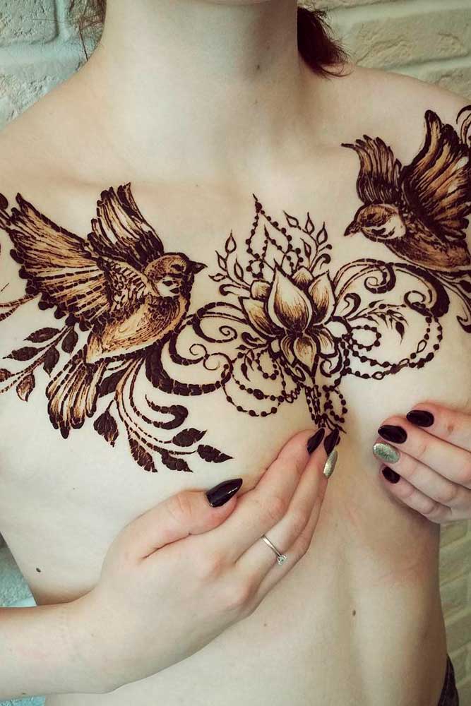 Henna Tattoo Designs For Chest Picture 4 