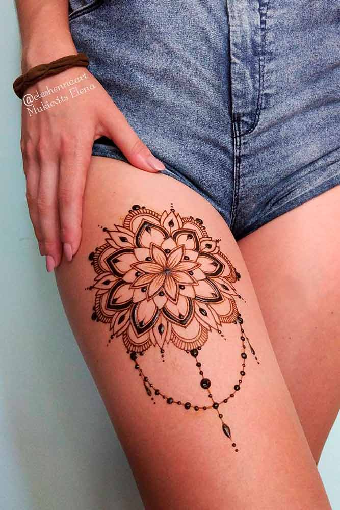 Legs Henna Tattoo Designs Picture 2