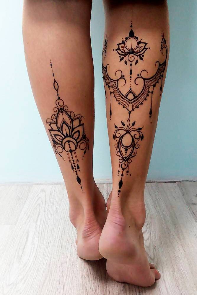 Legs Henna Tattoo Designs Picture 3