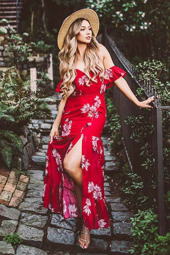 Floral Maxi Dress Designs