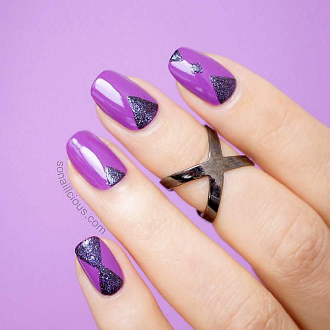 More Ideas For Your Purple Nails Picture 1