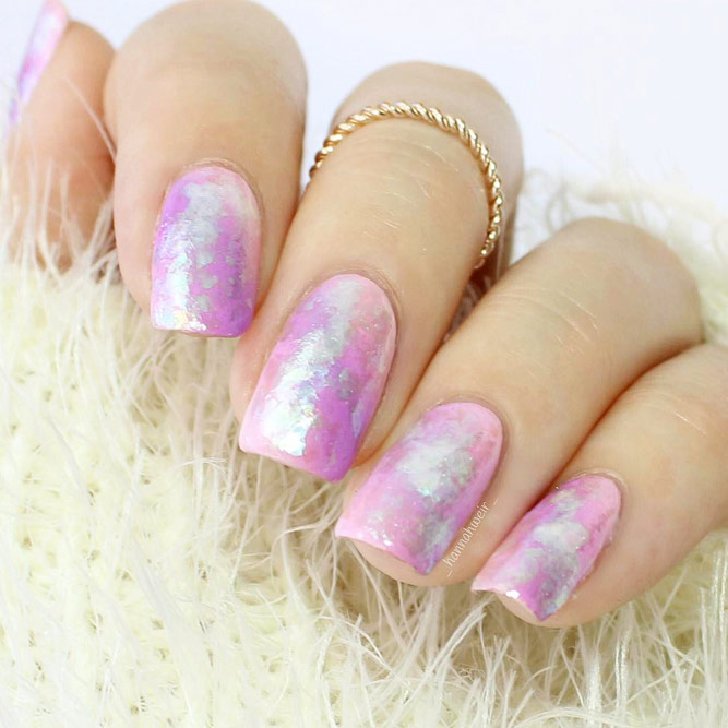 Beautiful Pastel Purple Nails Picture 1