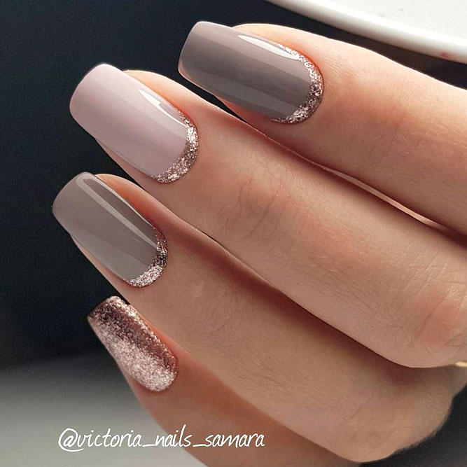Rose Gold Jewelry, Nail Polish, Shoes And More Ideas How To Wear This Color