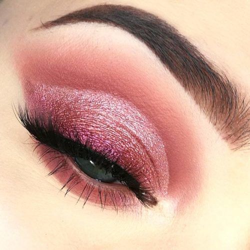 Rose Gold Eyes Makeup Idea #cutcrease