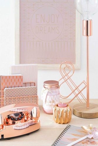 Rose Gold Color Ideas In Home Decor picture 1