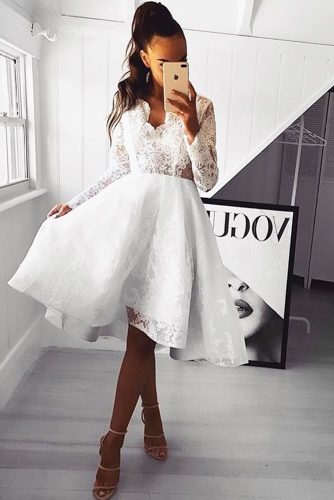 Cocktail White Dresses To Look Like A Princess picture 1