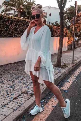 Summer Casual Dress #whitesummerdress