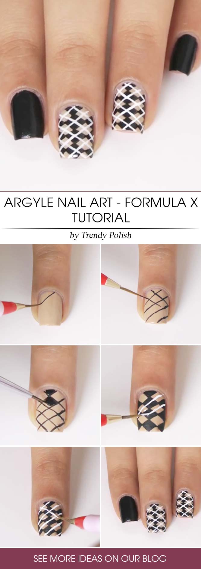 Choose An Argyle Nails Tutorial To Follow Next Time