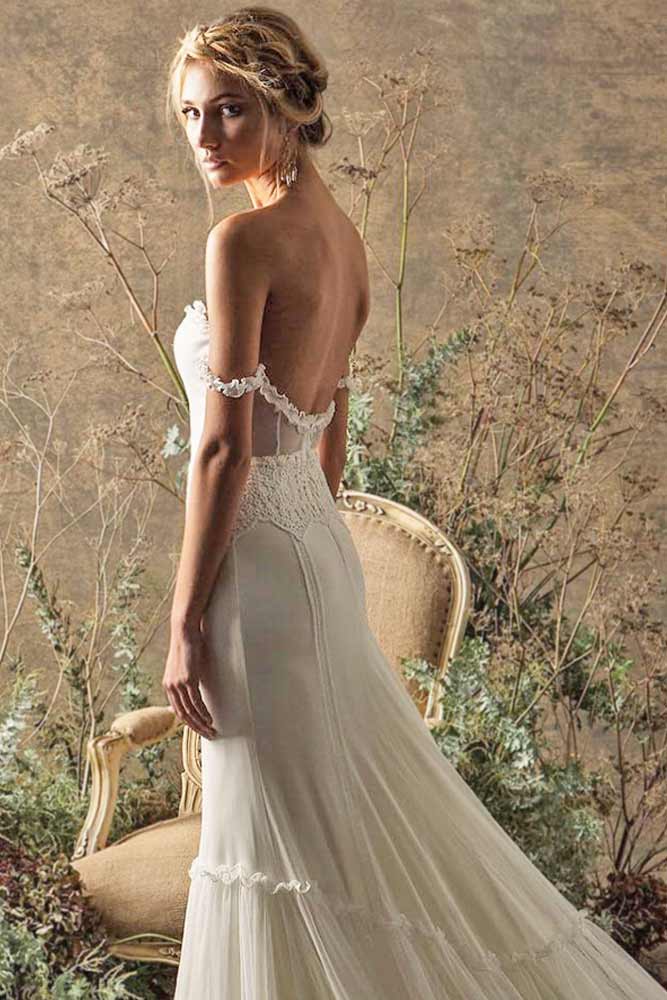 Off The Shoulder Wedding Dress