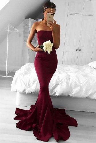 Burgundy Dresses Designs picture 3