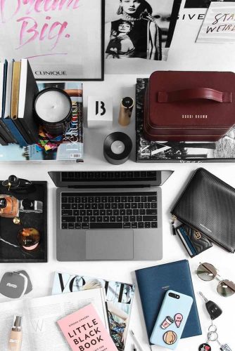 Desk Organization Photography #organization