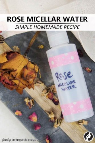 Homemade Rose Micellar Water Recipe #recipe #rosemicellarwater