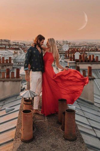 Romantic Date On The Roof #outdoordate #romanticdateidea