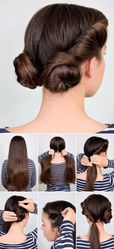 Low Space Buns #hairtutorial