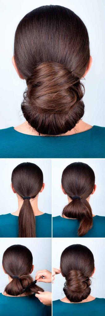 Low Knot Updo Tutorial #hairtutorial