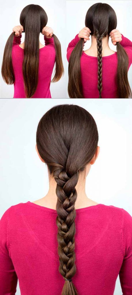 Easy Braid Tutorial #hairtutorial 