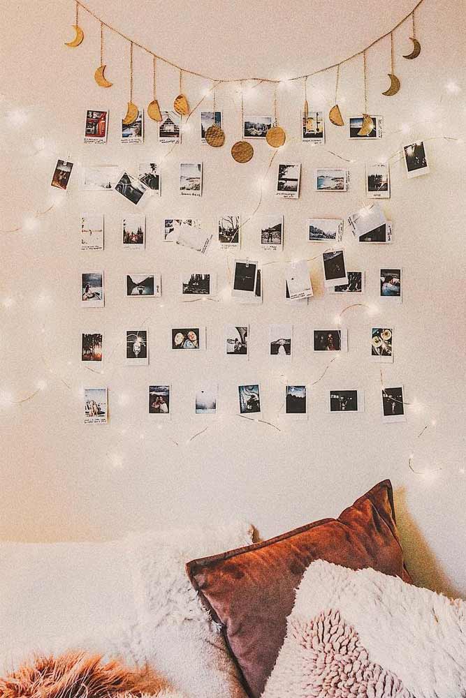 38 Cozy Decor Ideas With Bedroom String Lights - Wall Lantern Decor Ideas