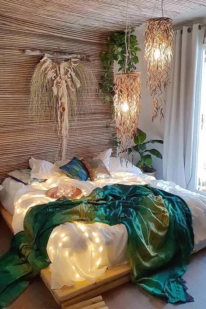 27 Cozy Decor Ideas With Bedroom String Lights